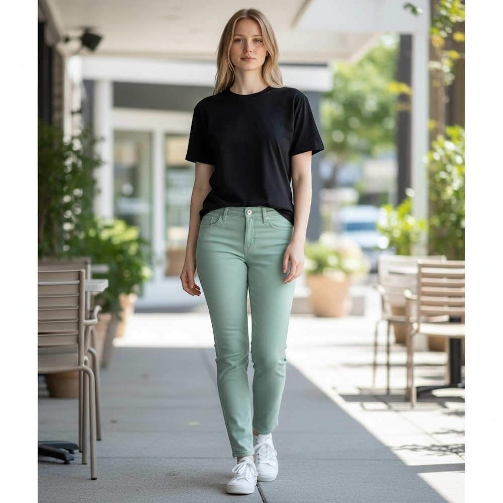Universal Thread Women's Jean (2) Mid-Rise Vintage Slim leg,fitted hip and thigh